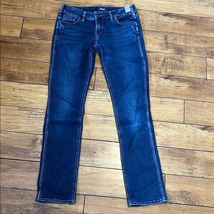 Silver Elyse straight jeans tall